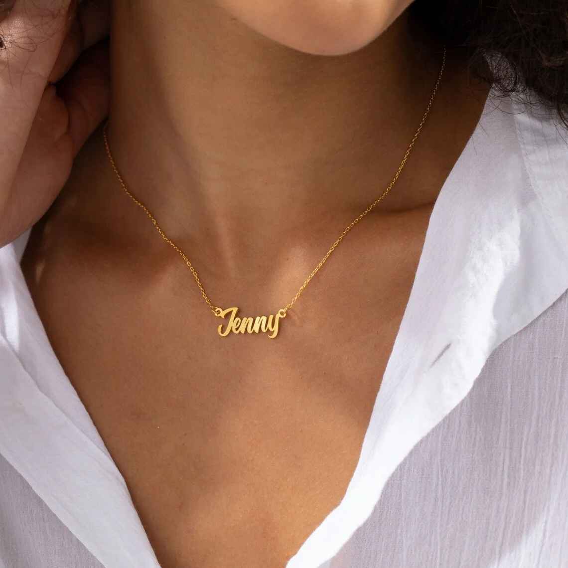 Esme™ - Handgjord personlig namnhalsband