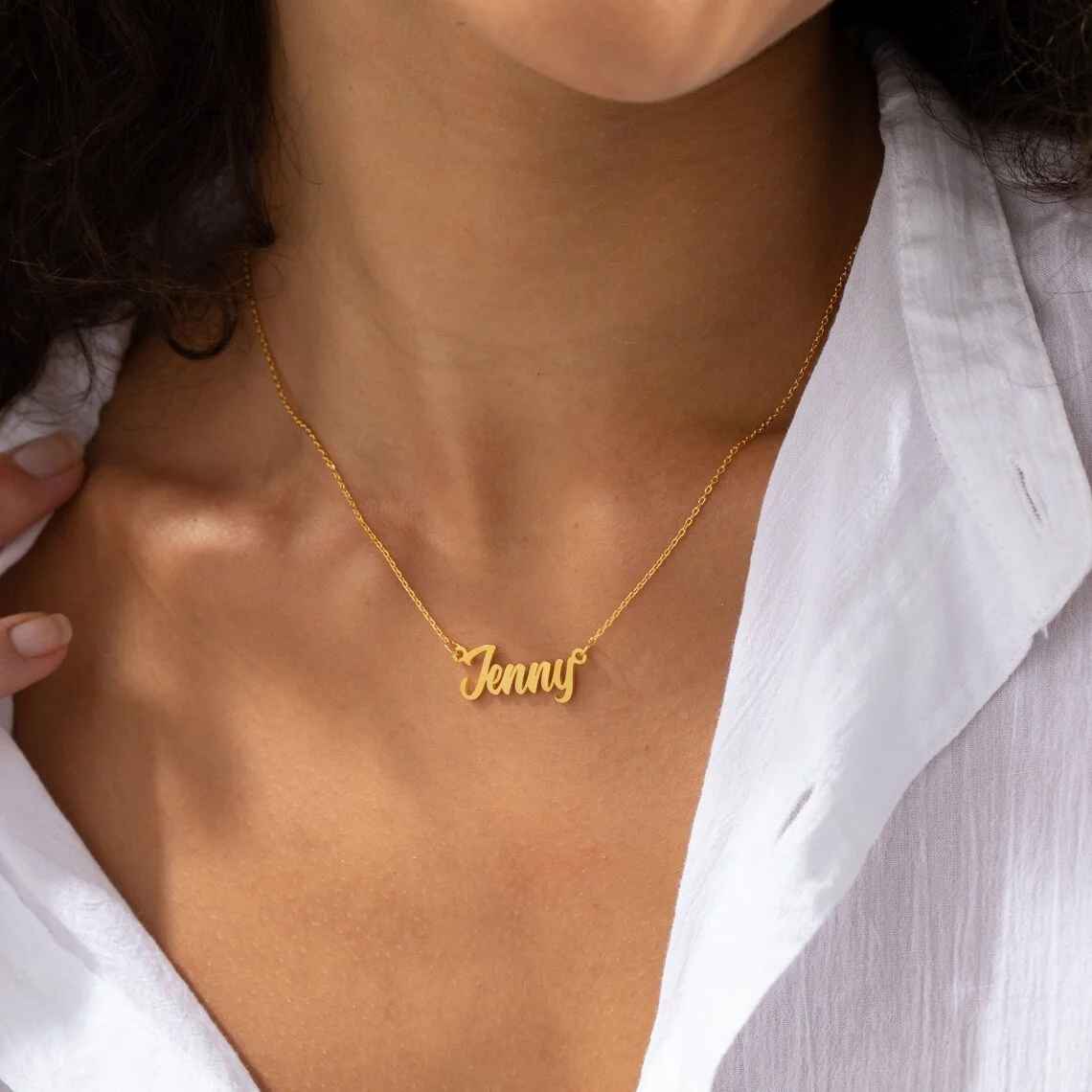 Esme™ - Handgjord personlig namnhalsband