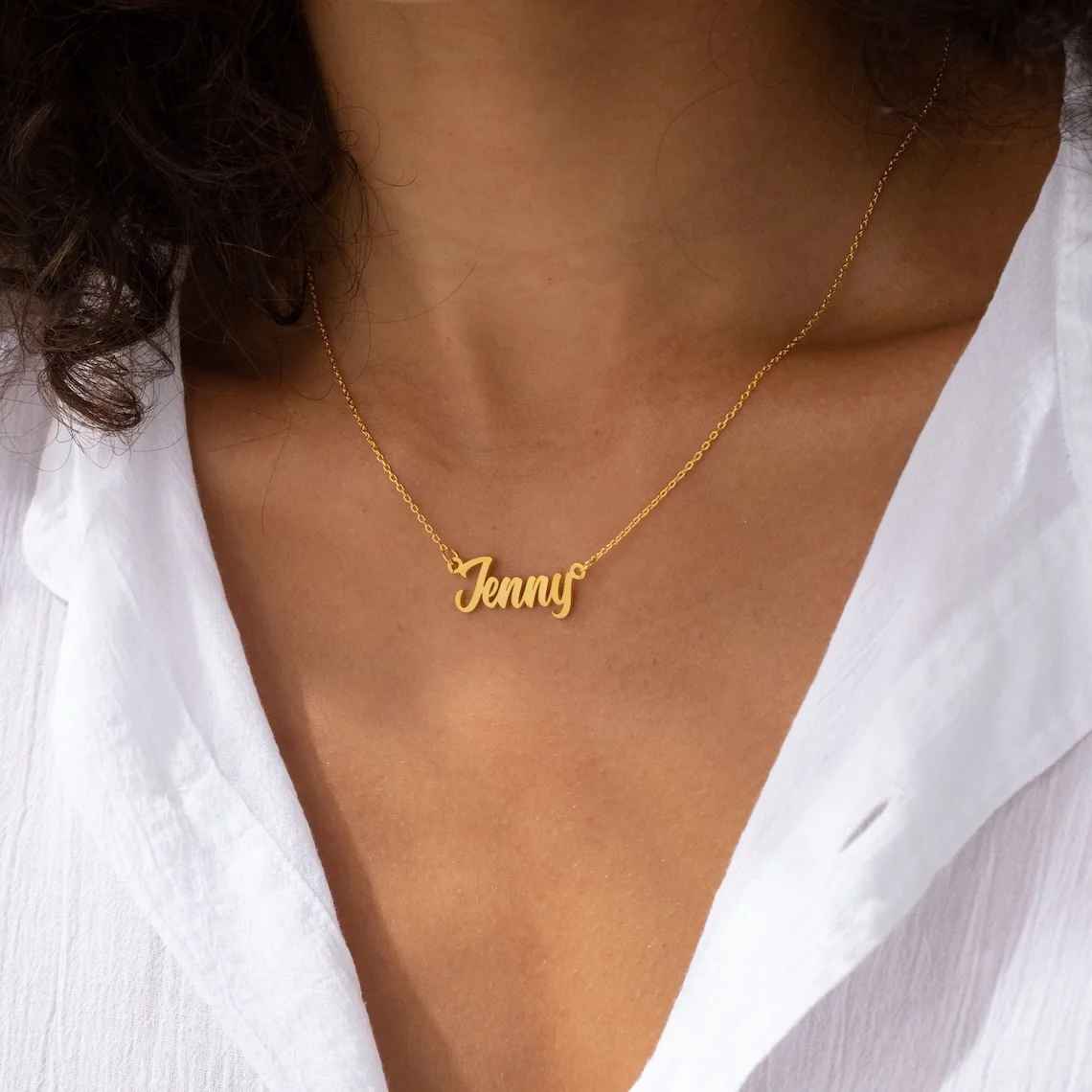 Esme™ - Handgjord personlig namnhalsband