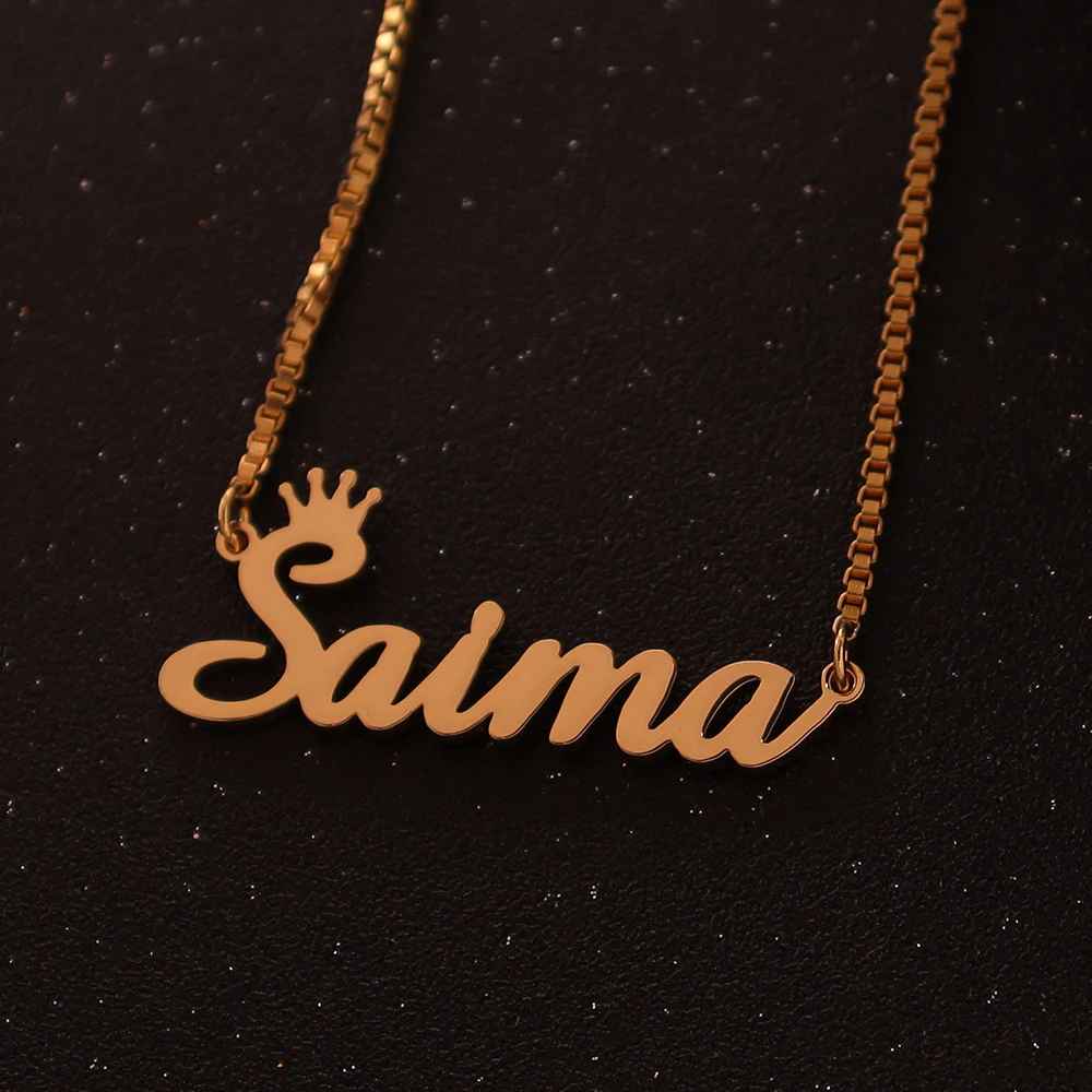 Fiona™ - Handgjord personlig namnhalsband