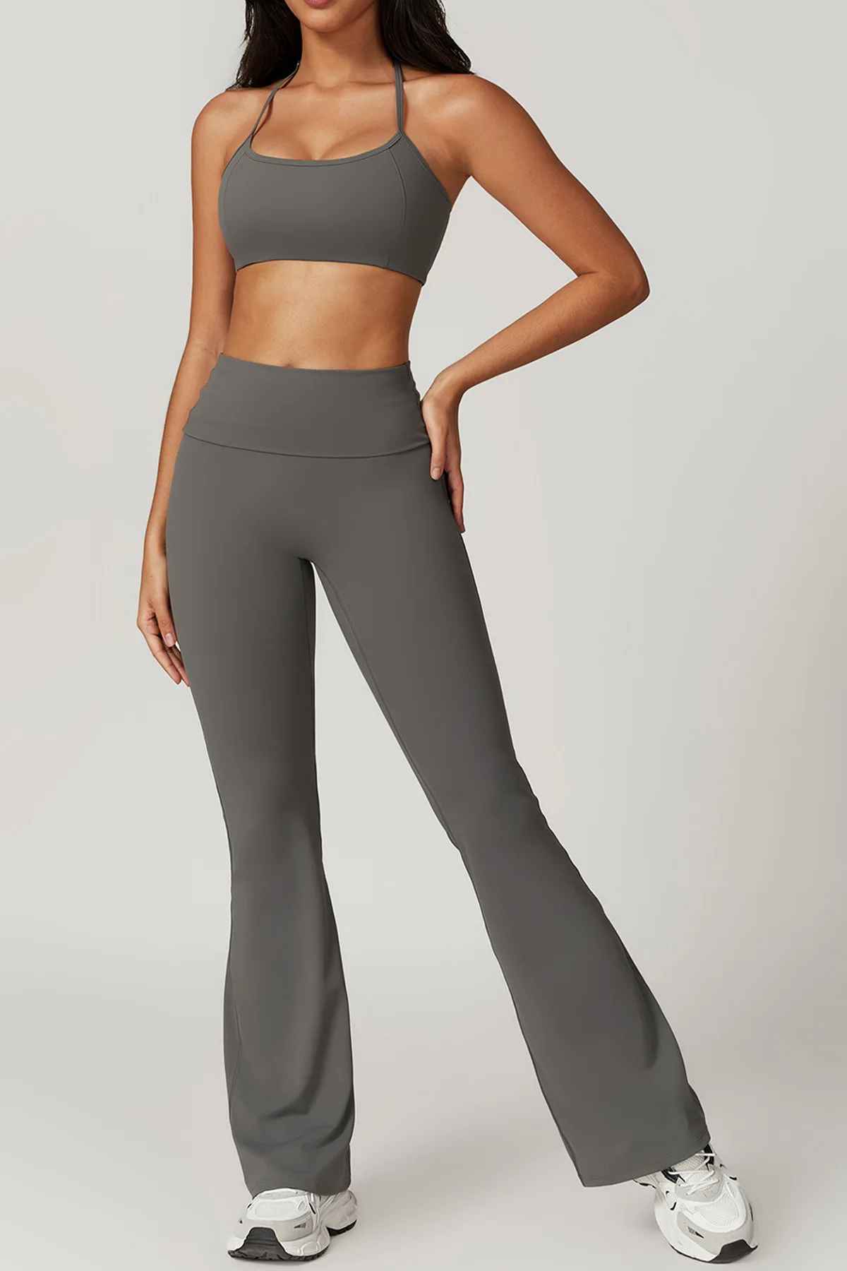 Dahlia™ - Högmidjade leggings med rumplyft, magstöd och sidofickor