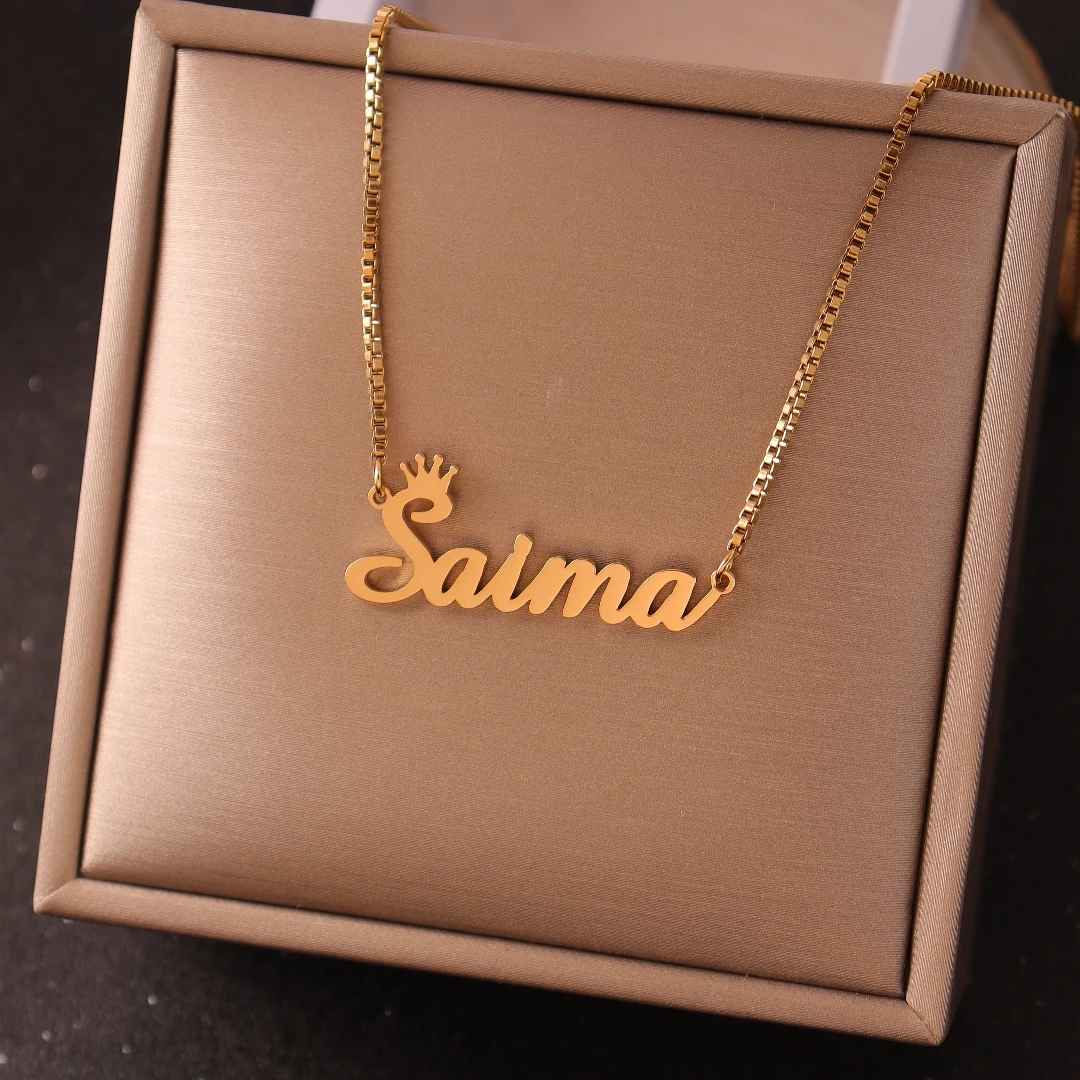 Fiona™ - Handgjord personlig namnhalsband