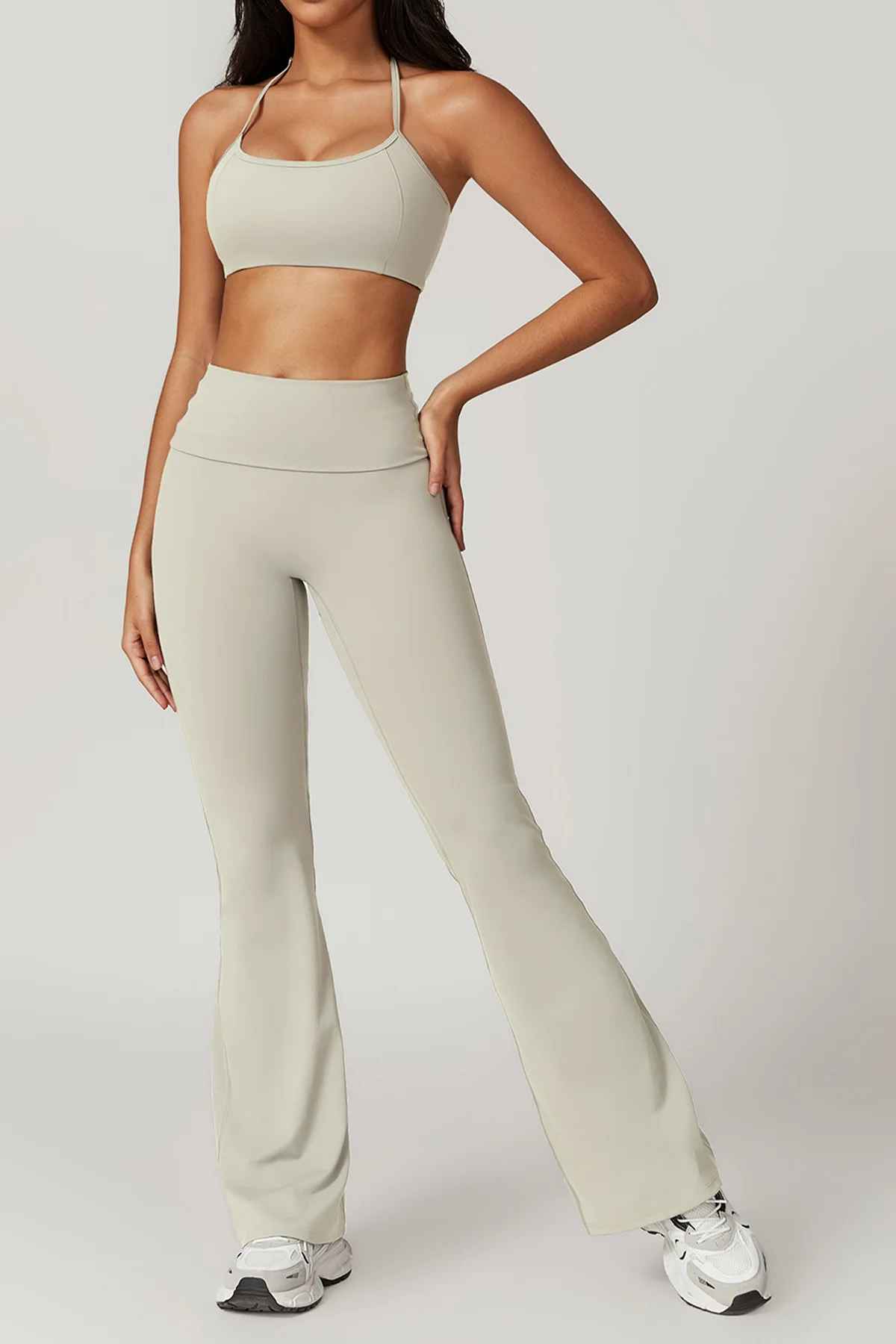Dahlia™ - Högmidjade leggings med rumplyft, magstöd och sidofickor